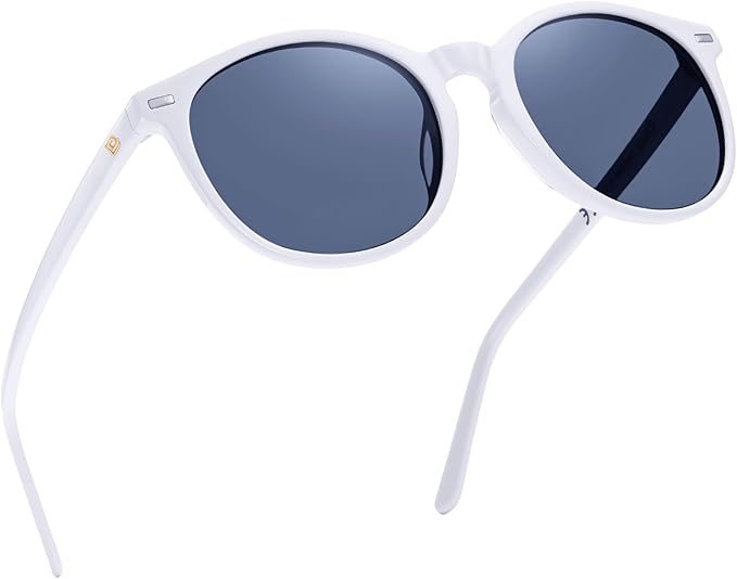 DUCO Polarized Sunglasses for Women Retro Round Women's Sunglasses Classic Vintage UV400 Shades DC1230