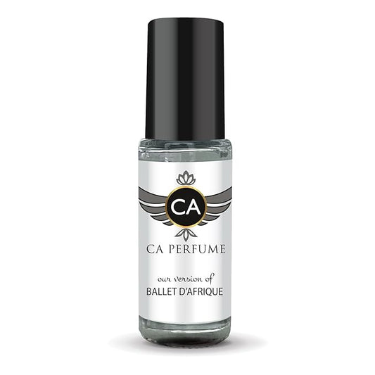 CA Perfume Impression of Ballet D'afrique Unisex Perfume Oil Amber Woody Scent Long Lasting Fragrance for Women and Men Travel Size Mini Perfume Sample TSA Ready Body Oil Roll-on 0.14 Fl Oz 4ml