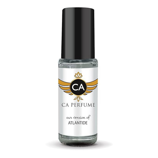CA Perfume Impression of Atlantide Unisex Fragrance Oil Floral Fruity Scent Long Lasting Perfumes for Women & Men Travel Size TSA Ready Mini Parfum Body Oil Roll-on 0.14 Fl Oz 4ml