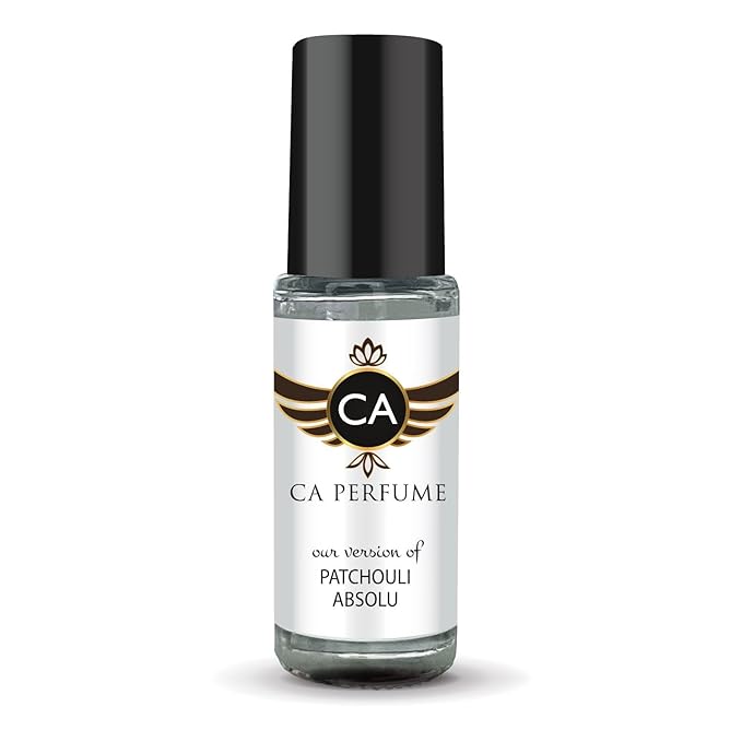 CA Perfume Impression of Patchouli Absolu Unisex Fragrance Oil Woody Scent Long Lasting Perfumes for Women & Men Travel Size TSA Ready Mini Parfum Body Oil Roll-on 0.14 Fl Oz 4ml