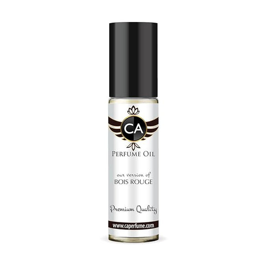 CA Perfume Impression of Bois Rouge Unisex Fragrance Oil Amber Woody Scent Long Lasting Perfumes for Women & Men Travel Size TSA Ready Mini Parfum Body Oil Roll-on 0.33 Fl Oz 10ml