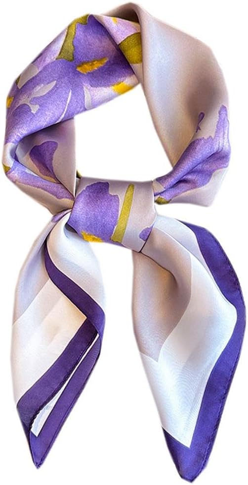 Satin Bandanas Head Scarf For Women Hair Scarves Accessories Lightweight Fashion Wrap Neck Silk Sleeping Headscarf