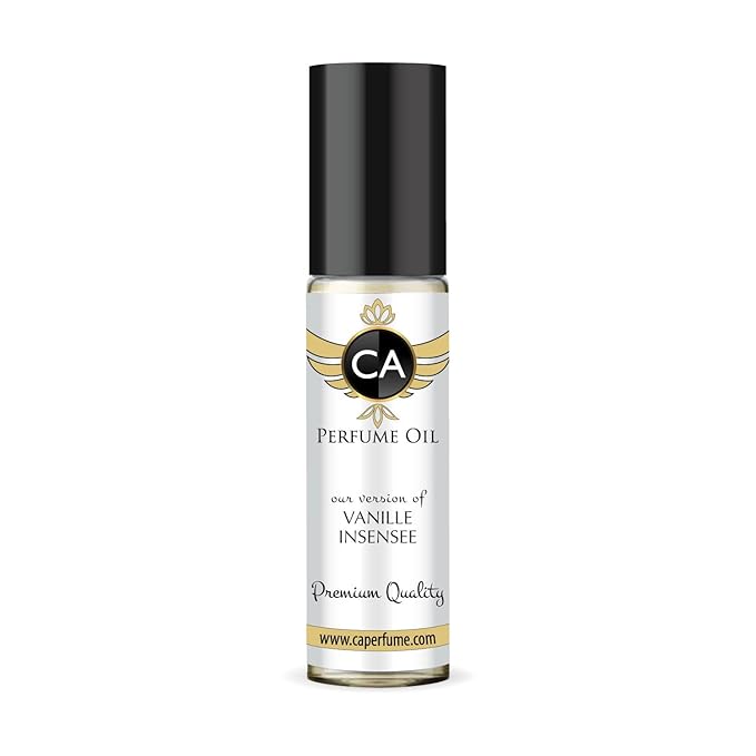 CA Perfume Impression of Vanille Insensee Unisex Fragrance Oil Woody Scent Long Lasting Perfumes for Women & Men Travel Size TSA Ready Mini Parfum Body Oil Roll-on 0.33 Fl Oz 10ml