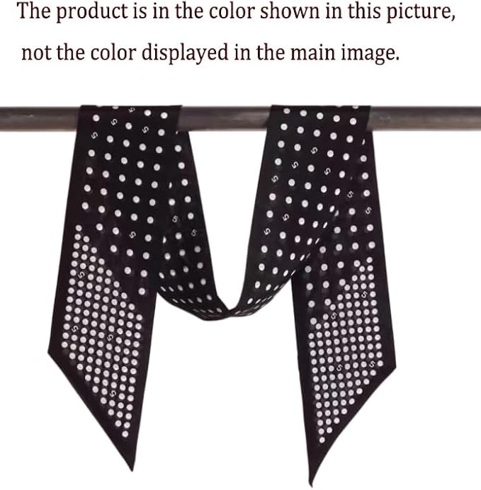 100% Mulberry Silk Ribbon Scarf for Hair Beach Head Wraps for Women Handbag accessories Necktie