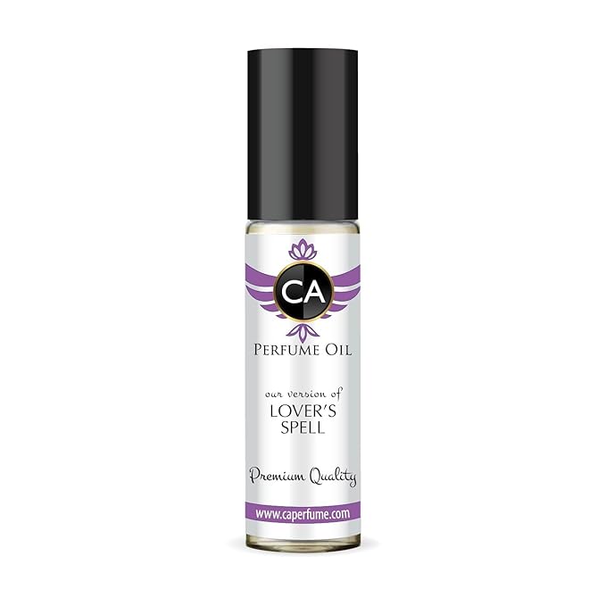 CA Perfume Impression of Lover’s Spell for Women Fragrance Oil Floral Fruity Scent Long Lasting Perfumes for Women Travel Size TSA Ready Mini Parfum Body Oil Roll-on 0.33 Fl Oz 10ml