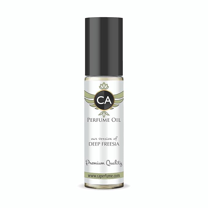 CA Perfume Impression of Deep Freesia for Women Fragrance Oil Floral Scent Long Lasting Perfumes for Women Travel Size TSA Ready Mini Parfum Body Oil Roll-on 0.33 Fl Oz 10ml