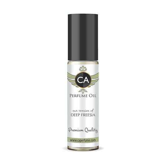 CA Perfume Impression of Deep Freesia for Women Fragrance Oil Floral Scent Long Lasting Perfumes for Women Travel Size TSA Ready Mini Parfum Body Oil Roll-on 0.33 Fl Oz 10ml