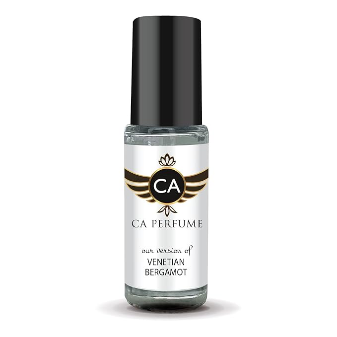 CA Perfume Impression of Venetian Bergamot Unisex Perfume Oil Woody Spicy Scent Long Lasting Fragrance for Women and Men Travel Size Mini Perfume Sample TSA Ready Body Oil Roll-on 0.14 Fl Oz 4ml