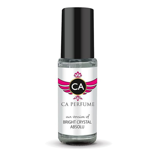 CA Perfume Impression of Bright Crystal Absolu for Women Perfume Oil Floral Fruity Scent Long Lasting Perfumes for Women Travel Size Mini Perfume Sample TSA Ready Body Oil Roll-on 0.14 Fl Oz 4ml