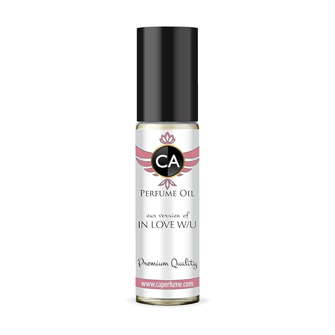 CA Perfume Impression of In Love W/U for Women Eau De Parfum Amber Floral Scent Long Lasting Perfumes for Women Travel Size TSA Ready for Day and Night Wear 0.33 Fl Oz 10ml