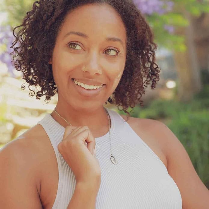 LISA LEONARD DESIGNS Pewter Birth Flower Pendant Necklace Minimalist Jewelry Necklaces For Women Gift For Her Dainty Necklaces