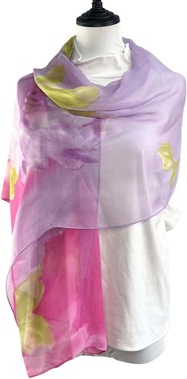 Xyueanlo Scarfs for Women Lightweight Fashion Floral Printed Scarves Neck Scarf Sunscreen Wraps Shawls