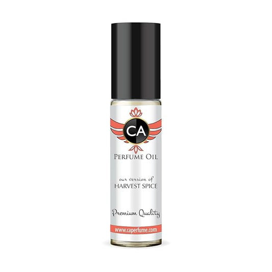 CA Perfume Originals Harvest Spice Unisex Fragrance Oil Spicy Scent Long Lasting Perfumes for Women & Men Travel Size TSA Ready Mini Parfum Body Oil Roll-on 0.33 Fl Oz 10ml