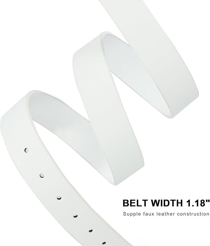 Earnda Leather Belts for Women Casual Fashion Waist Belt with Liquid Shapes Gold Buckle for Jeans Pants Dresses