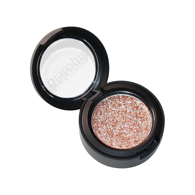 Bistopia Glitter Eyeshadow Collection, 14 Shades, Shimmer Pressed Powder, Metallic and Iridescent Colors (Stardust)