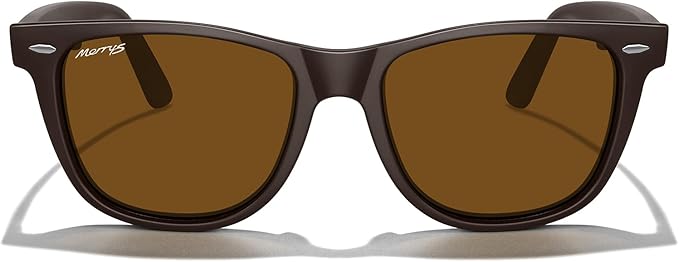 MERRY'S Classic Square Shape Polarized Sunglasses for Womens Mens Retro Designer UV400 Sun Glasses S6140