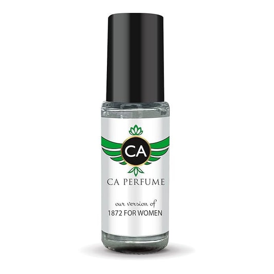 CA Perfume Impression of 1872 For Women Fragrance Oil Floral Fruity Scent Long Lasting Perfumes for Women Travel Size TSA Ready Mini Parfum Body Oil Roll-on 0.14 Fl Oz 4ml