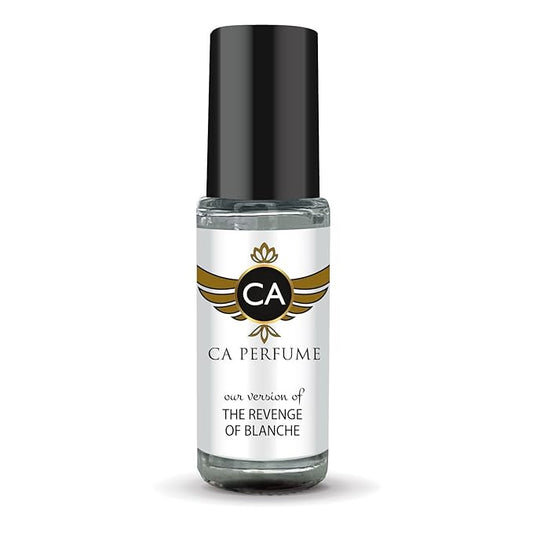 CA Perfume Impression of The Revenge Of Blanche for Women Fragrance Oil Floral Scent Long Lasting Perfumes for Women Travel Size TSA Ready Mini Parfum Body Oil Roll-on 0.14 Fl Oz 4ml