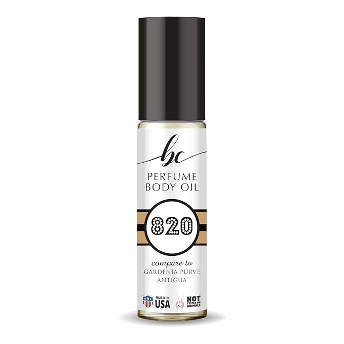 CA Perfume Impression of Gardenia Purve Antigua Unisex Fragrance Oil Floral Woody Musk Scent Long Lasting Perfumes for Women & Men Travel Size TSA Ready Mini Parfum Body Oil Roll-on 0.33 Fl Oz 10ml