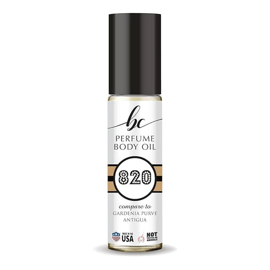 CA Perfume Impression of Gardenia Purve Antigua Unisex Fragrance Oil Floral Woody Musk Scent Long Lasting Perfumes for Women & Men Travel Size TSA Ready Mini Parfum Body Oil Roll-on 0.33 Fl Oz 10ml