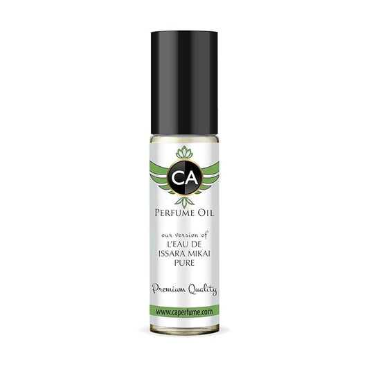 CA Perfume Impression of L'eau De Miyake Pure for Women Fragrance Oil Floral Scent Long Lasting Perfumes for Women Travel Size TSA Ready Mini Parfum Body Oil Roll-on 0.33 Fl Oz 10ml