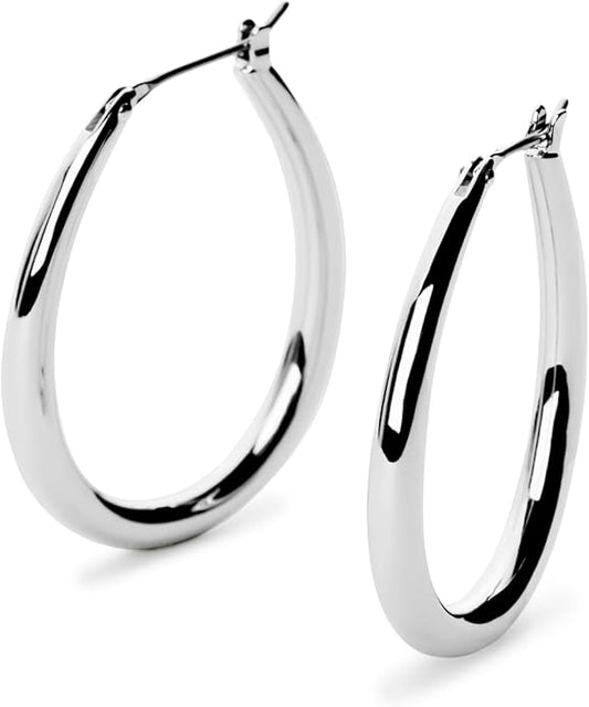 Ana Luisa Hoop Earrings for Women - 14K Gold Plated & Silver Rhodium Plated Assorted Earring Styles - Dainty, Small Gold Hoop Earrings - Hypoallergenic Tarnish-Free Jewelry - Gifts for Women