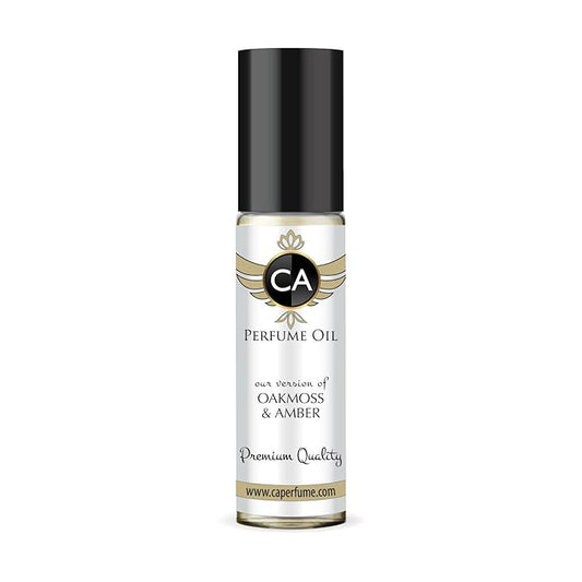 CA Perfume Impression of Oakmoss & Amber Unisex Fragrance Oil Chypre Scent Long Lasting Perfumes for Women & Men Travel Size TSA Ready Mini Parfum Body Oil Roll-on 0.33 Fl Oz 10ml
