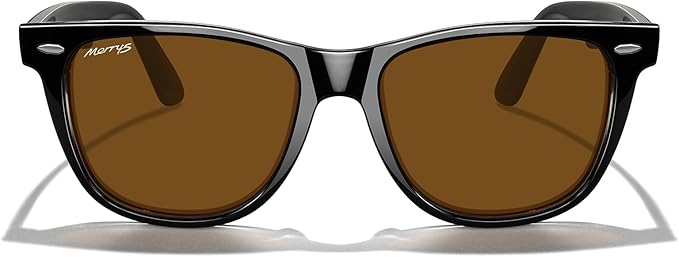 MERRY'S Classic Square Shape Polarized Sunglasses for Womens Mens Retro Designer UV400 Sun Glasses S6140