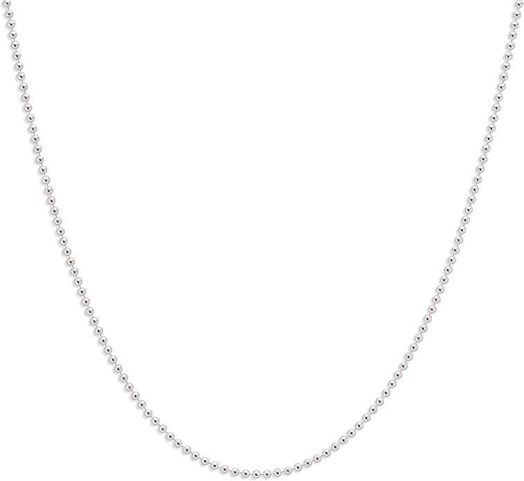 LISA LEONARD DESIGNS Sterling Silver/Gold Filled Ball Chain and Link Chains, Chains for Personalized Pendants Jewelry Gift for Women Men Elegant Accessory