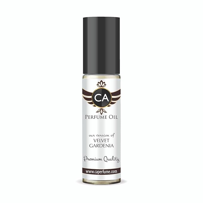 CA Perfume Impression of Velvet Gardenia Unisex Fragrance Oil Amber Floral Scent Long Lasting Perfumes for Women & Men Travel Size TSA Ready Mini Parfum Body Oil Roll-on 0.33 Fl Oz 10ml