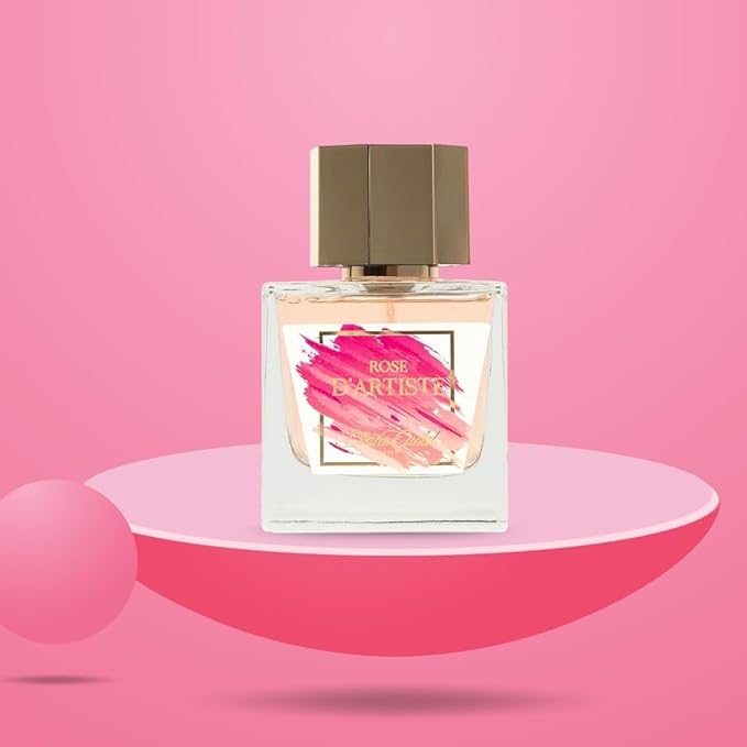 Rose d'Artiste - Fresh Floral Fragrance - Perfume for Women - Women Perfume with Bergamot, Blackcurrant, Jasmine Notes - 3.3 oz