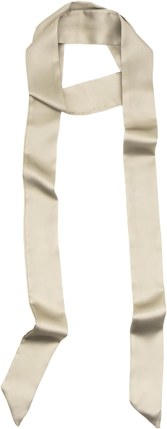 Solid Color Neck Scarf Purse Narrow Scarf Handbags Skinny Twill Hair Scarves Women Fashion Accessories Bag Charms