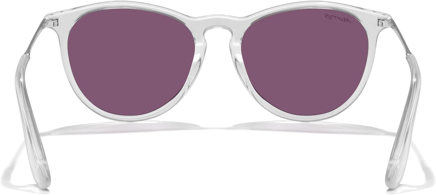 MERRY'S Vintage Polarized Sunglasses for Women Men Retro Round Mirrored Lens Sun glasses UV400