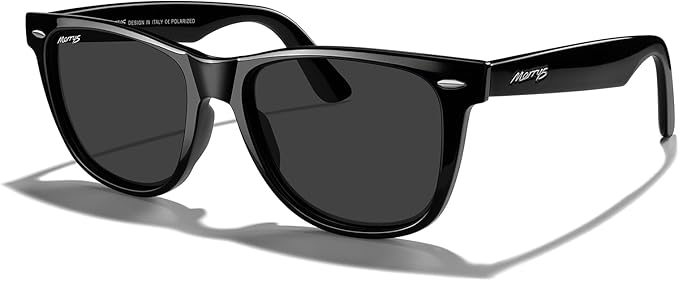 MERRY'S Classic Square Shape Polarized Sunglasses for Womens Mens Retro Designer UV400 Sun Glasses S6140