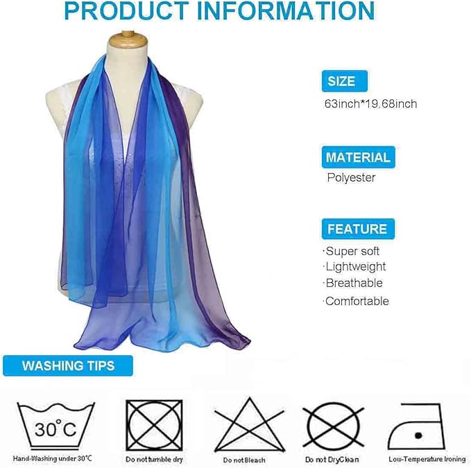 Xyueanlo Scarfs for Women Lightweight Fashion Floral Printed Scarves Neck Scarf Sunscreen Wraps Shawls