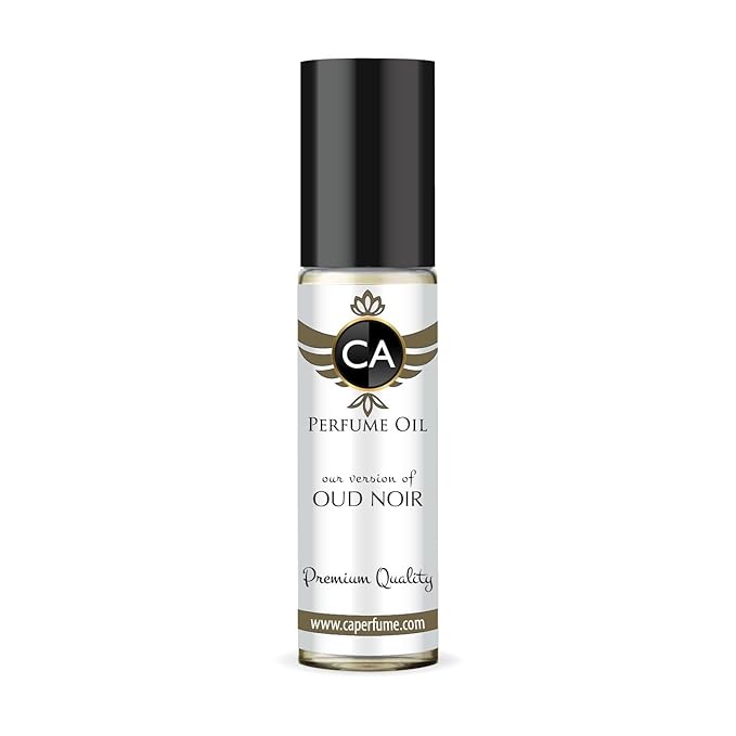 CA Perfume Impression of Oud Noir for Men Fragrance Oil Amber Woody Scent Long Lasting Cologne for Men Travel Size TSA Ready Mini Parfum Body Oil Roll-on 0.33 Fl Oz 10ml