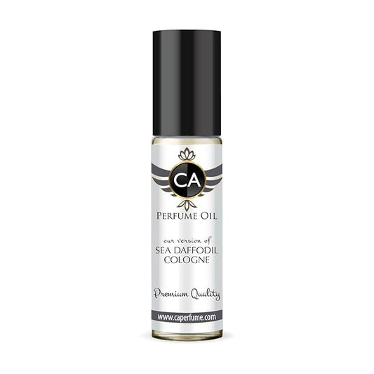 CA Perfume Impression of Sea Daffodil Cologne Unisex Fragrance Oil Aromatic Aquatic Scent Long Lasting Perfumes for Women & Men Travel Size TSA Ready Mini Parfum Body Oil Roll-on 0.33 Fl Oz 10ml