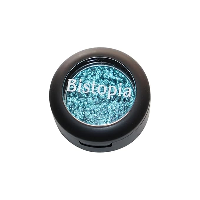 Bistopia Glitter Eyeshadow Collection, 14 Shades, Shimmer Pressed Powder, Metallic and Iridescent Colors (Stellar)