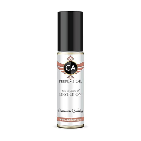 CA Perfume Impression of Lipstick On for Women Fragrance Oil Floral Scent Long Lasting Perfumes for Women Travel Size TSA Ready Mini Parfum Body Oil Roll-on 0.33 Fl Oz 10ml