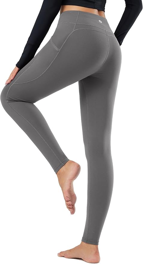 baleaf Winter Clothing Women Leggings Fleece Lined Tights Thermal Warm Thick Cold Weather Gear 1 Pockets