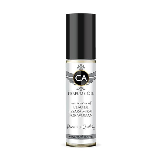 CA Perfume Impression of L'eau De Miyake For Woman for Women Fragrance Oil Floral Scent Long Lasting Perfumes for Women Travel Size TSA Ready Mini Parfum Body Oil Roll-on 0.33 Fl Oz 10ml