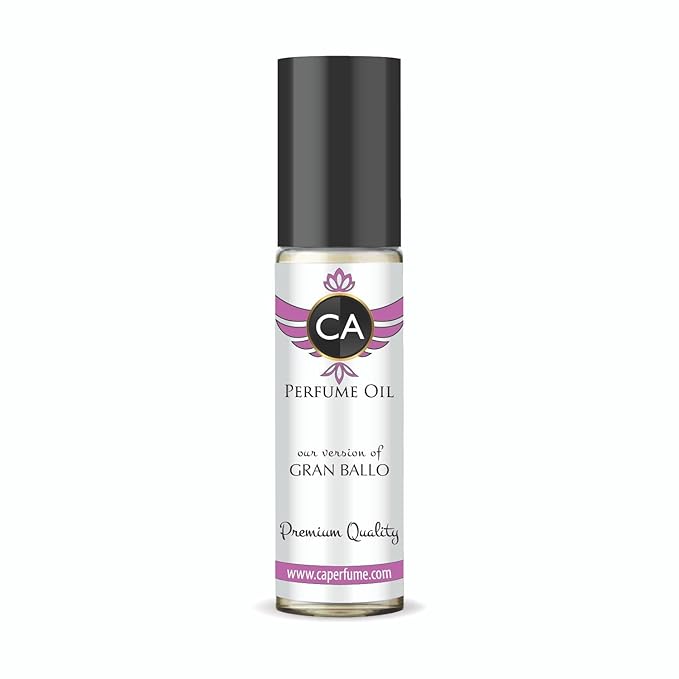 CA Perfume Impression of Gran Ballo for Women Fragrance Oil Floral Fruity Scent Long Lasting Perfumes for Women Travel Size TSA Ready Mini Parfum Body Oil Roll-on 0.33 Fl Oz 10ml