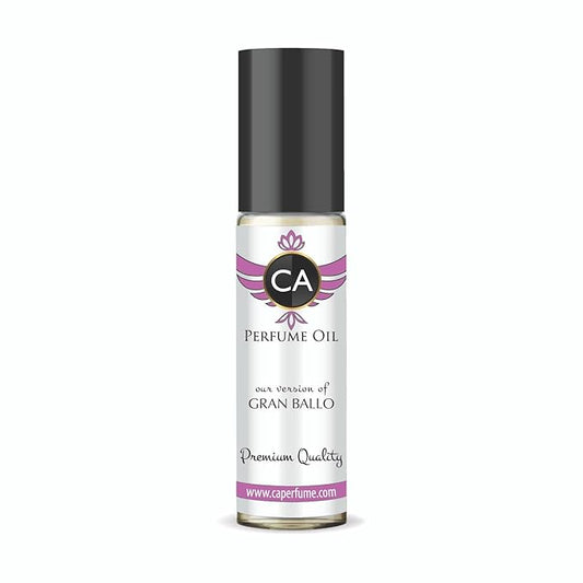 CA Perfume Impression of Gran Ballo for Women Fragrance Oil Floral Fruity Scent Long Lasting Perfumes for Women Travel Size TSA Ready Mini Parfum Body Oil Roll-on 0.33 Fl Oz 10ml