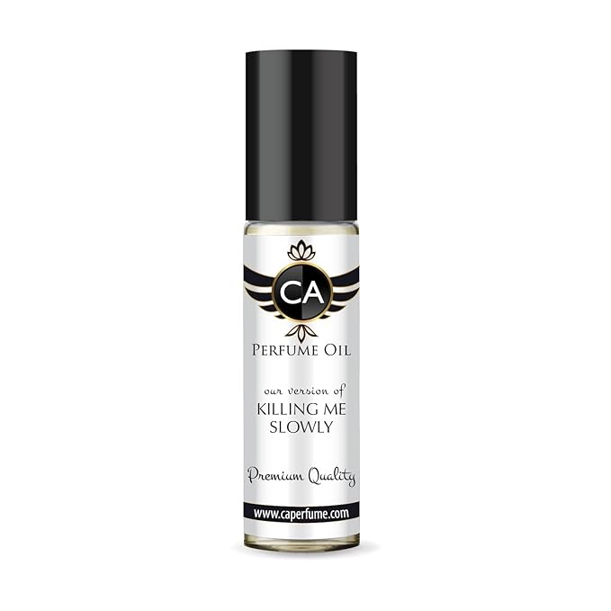 CA Perfume Impression of Killing Me Slowly for Women Fragrance Oil Floral Aldehyde Scent Long Lasting Perfumes for Women Travel Size TSA Ready Mini Parfum Body Oil Roll-on 0.33 Fl Oz 10ml