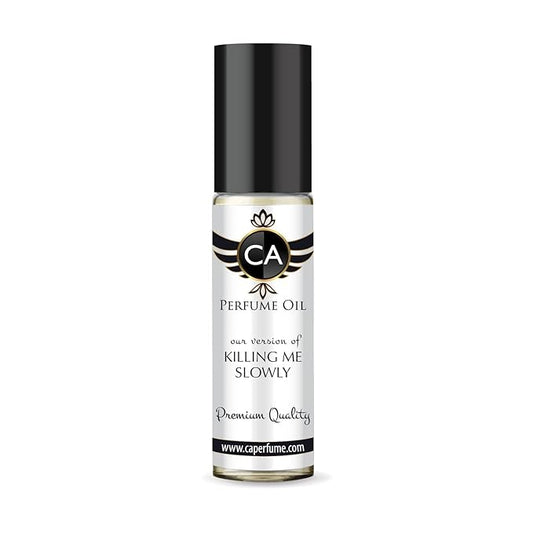 CA Perfume Impression of Killing Me Slowly for Women Fragrance Oil Floral Aldehyde Scent Long Lasting Perfumes for Women Travel Size TSA Ready Mini Parfum Body Oil Roll-on 0.33 Fl Oz 10ml