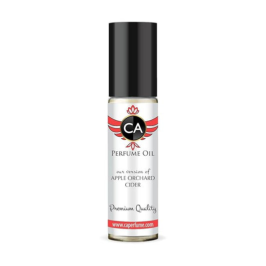 CA Perfume Originals Apple Orchard Cider Unisex Fragrance Oil Fruity Scent Long Lasting Perfumes for Women & Men Travel Size TSA Ready Mini Parfum Body Oil Roll-on 0.33 Fl Oz 10ml