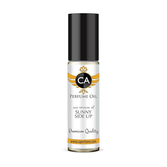 CA Perfume Impression of Sunny Side Up for Women Fragrance Oil Floral Woody Musk Scent Long Lasting Perfumes for Women Travel Size TSA Ready Mini Parfum Body Oil Roll-on 0.33 Fl Oz 10ml