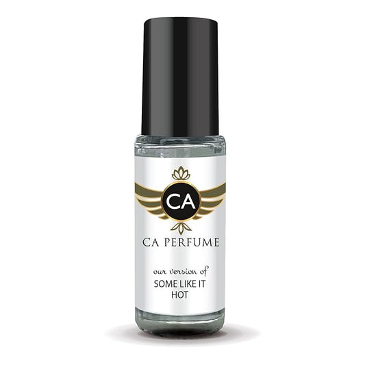 CA Perfume Impression of Some Like It Hot Unisex Perfume Oil Floral Fruity Scent Long Lasting Fragrance for Women and Men Travel Size Mini Perfume Sample TSA Ready Body Oil Roll-on 0.14 Fl Oz 4ml