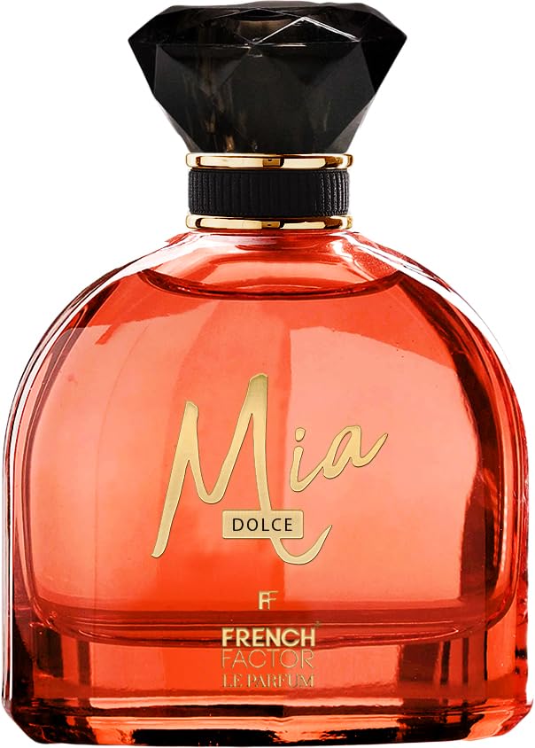 French Factor Mia Dolce Women’s Perfume – Premium Long-Lasting Eau de Parfum, 100ml (3.3 fl. oz) – Elegant All-Day Fragrance