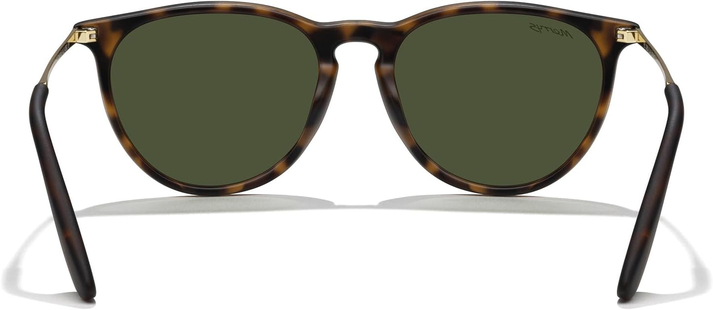 MERRY'S Vintage Polarized Sunglasses for Women Men Retro Round Mirrored Lens Sun glasses UV400